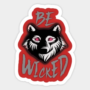 Bloody wolf Sticker